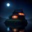 读者Nocturn_Y头像，戴眼镜男性，夜间城市背景，冷色调